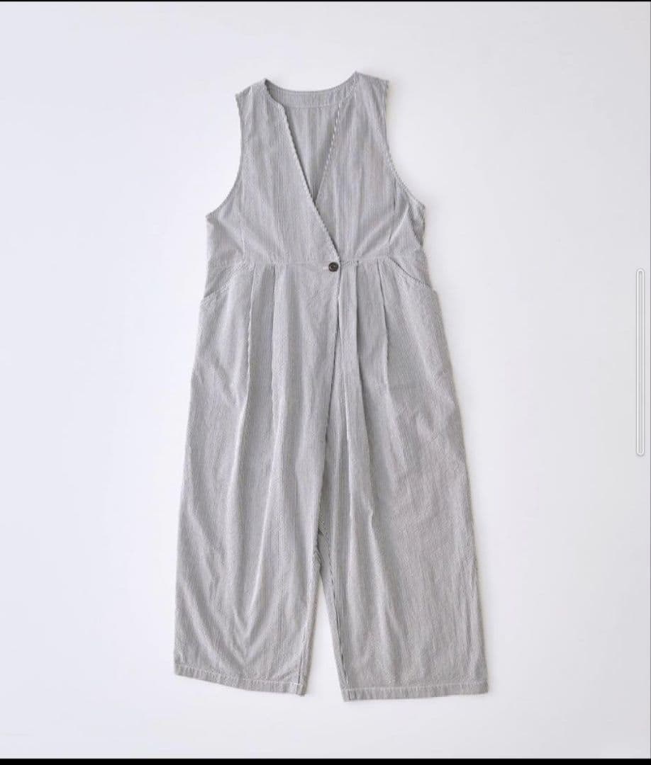 nest Robe it’sMe　サッカーストライプサロペット　黒