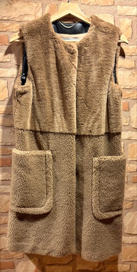 MARELLA ベージュ ファーベスト