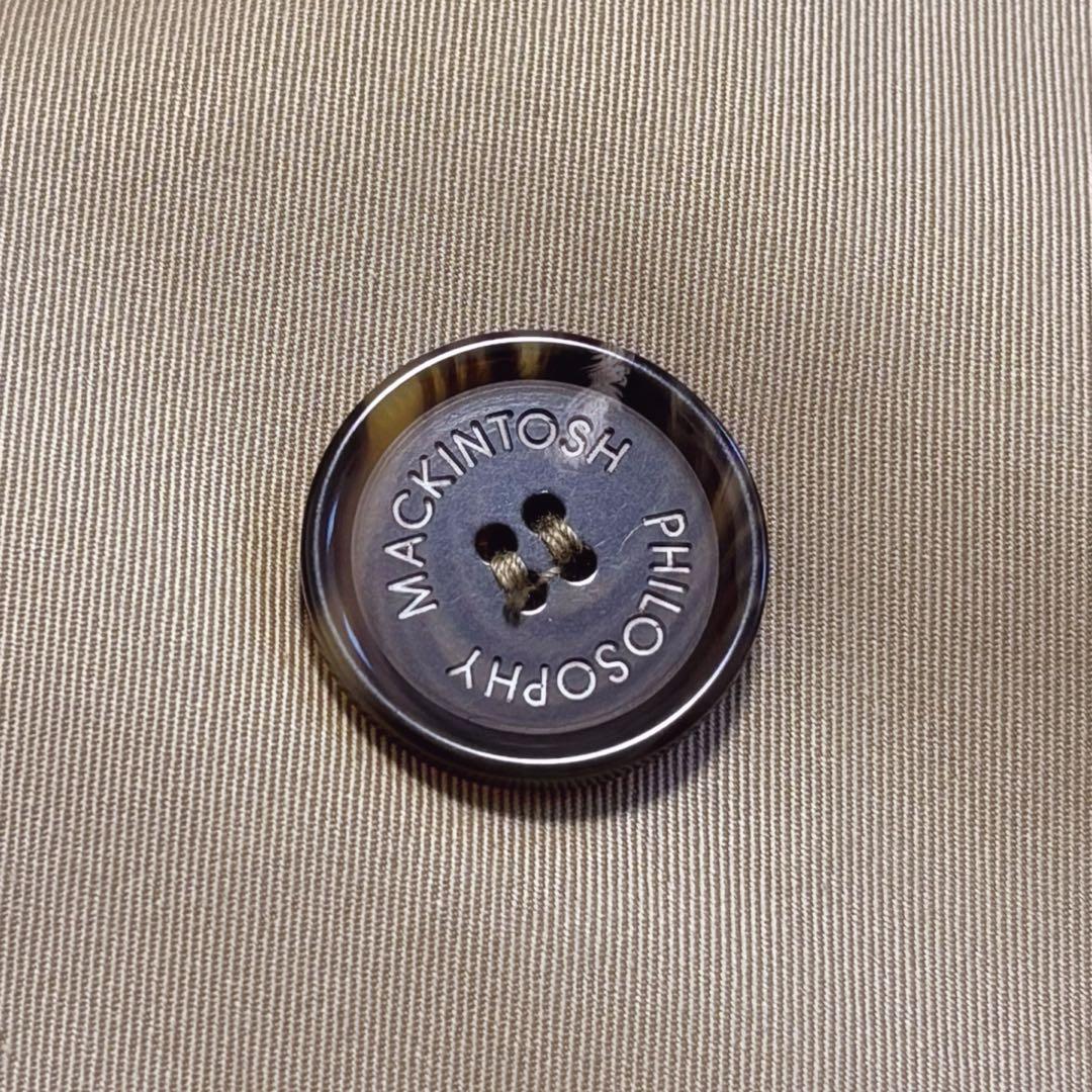 美品　マッキントッシュフィロソフィー　23年モデル　トレンチコート　ロング　38