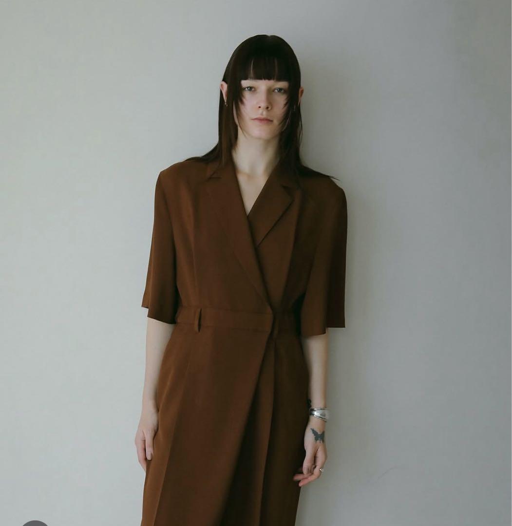 MANOF(マノフ)ブラウン カシュクール オールインワン