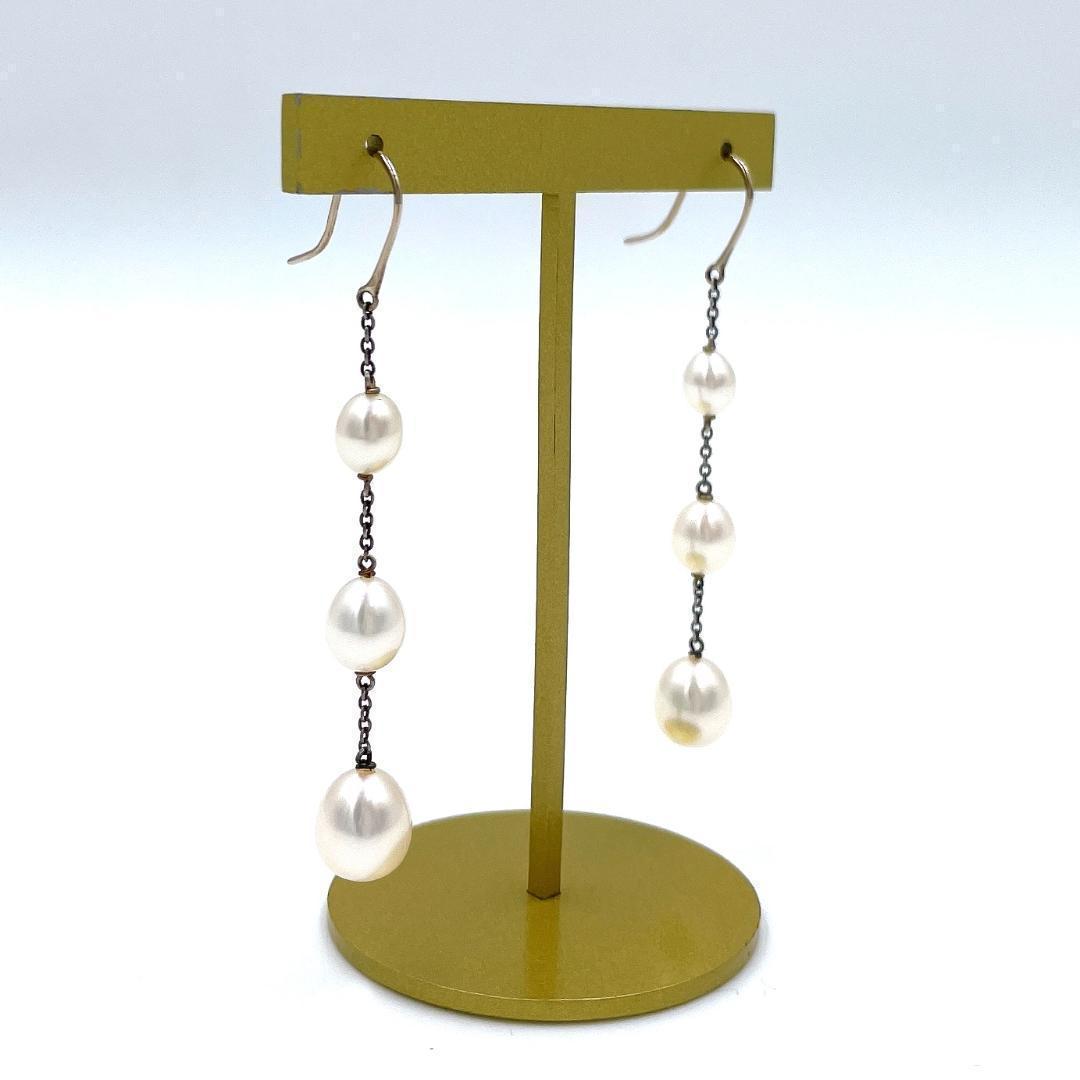 ✨️美品✨️ ティファニー バイザヤード ３連 パース ピアス レディース レア