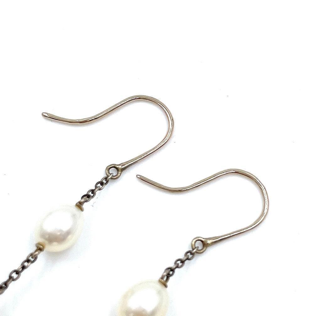 ✨️美品✨️ ティファニー バイザヤード ３連 パース ピアス レディース レア