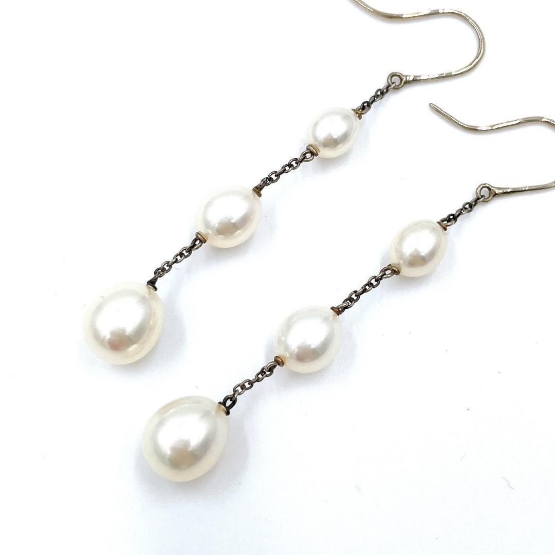 ✨️美品✨️ ティファニー バイザヤード ３連 パース ピアス レディース レア