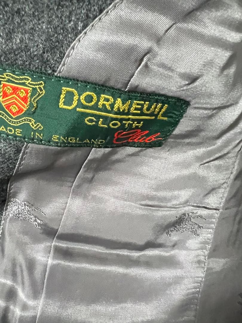 Burberryウール製グレーシングルブレストジャケット　スカートセット