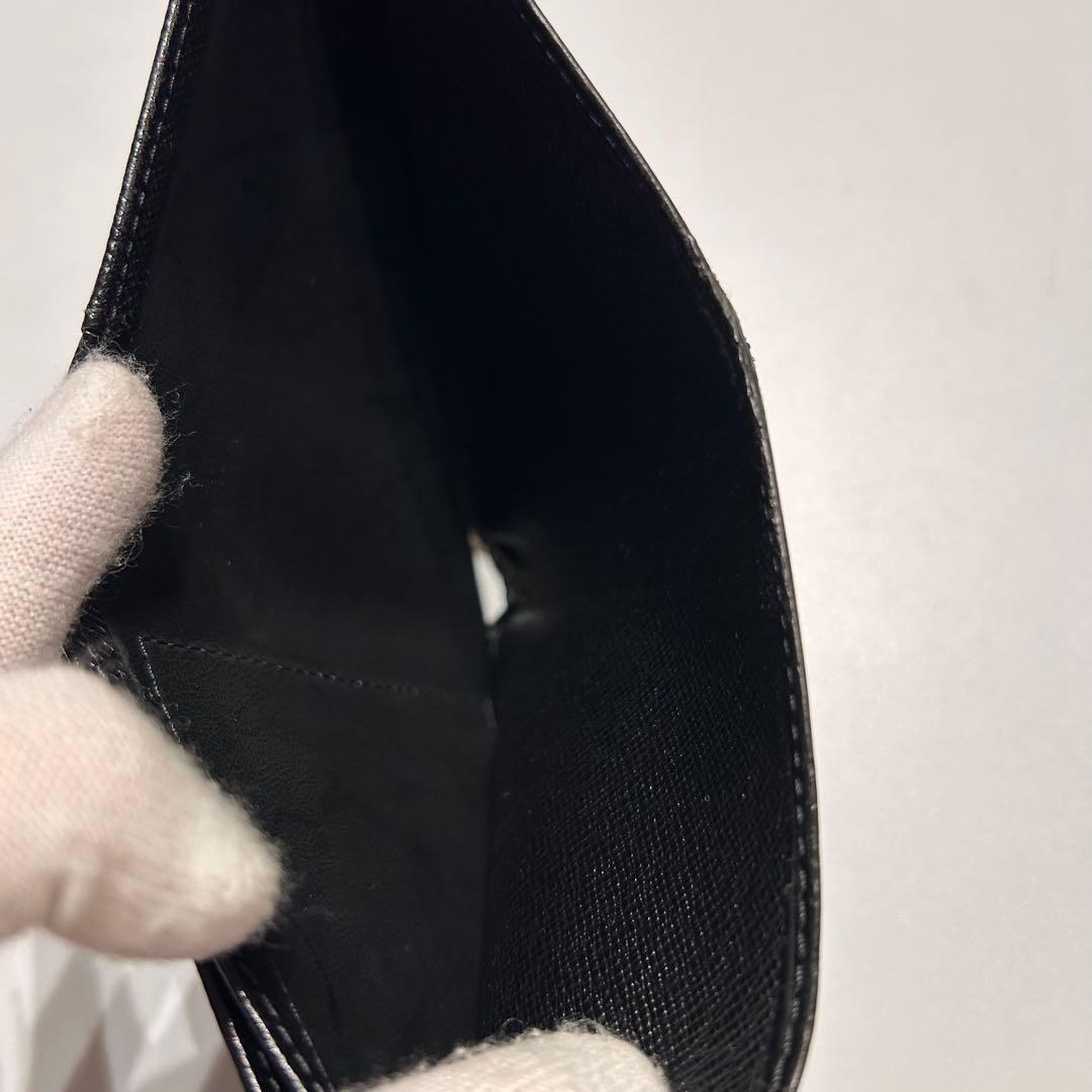 【極美品】ルイヴィトン エピ ポルトビエ コンパクト 二つ折り 財布 ブラック