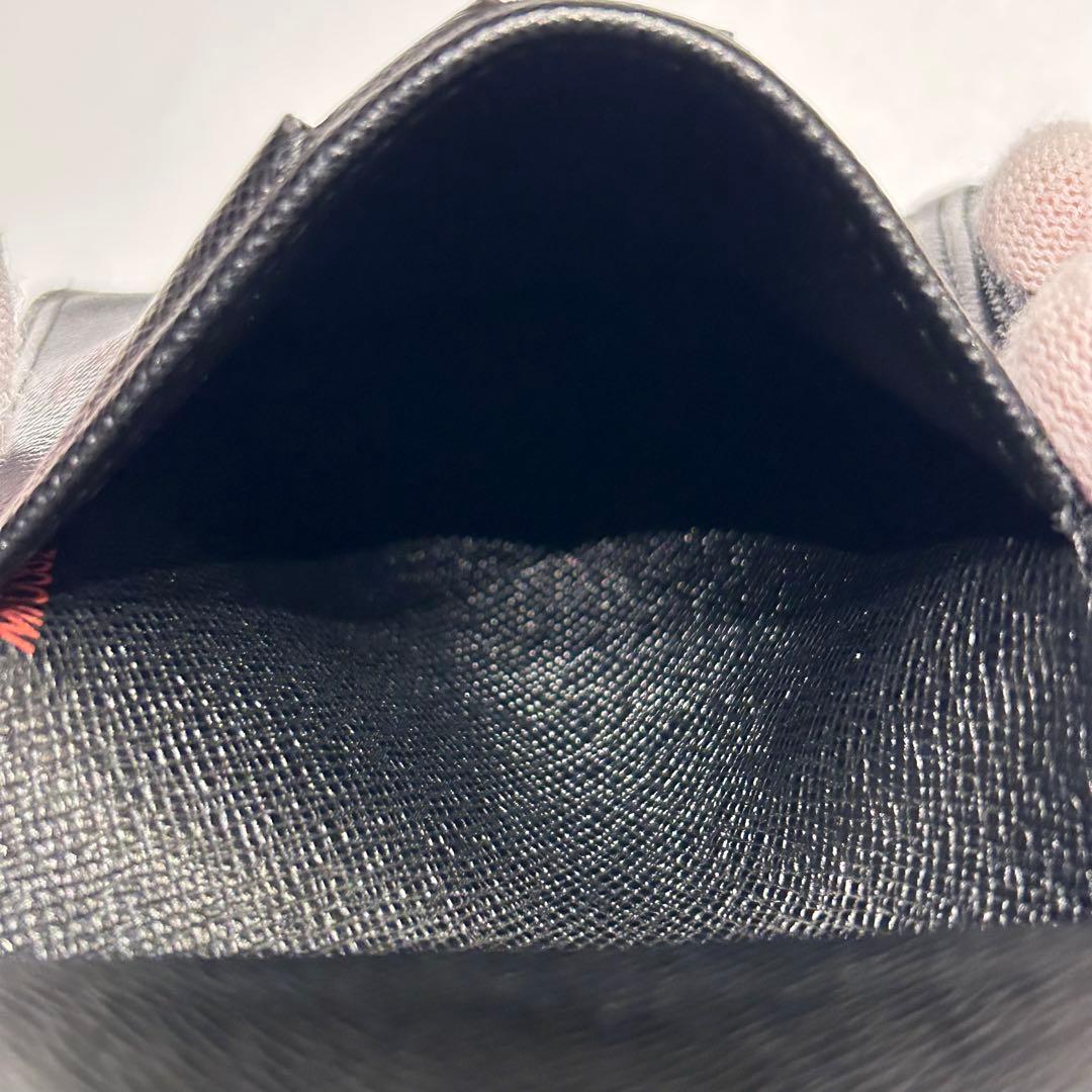 【極美品】ルイヴィトン エピ ポルトビエ コンパクト 二つ折り 財布 ブラック