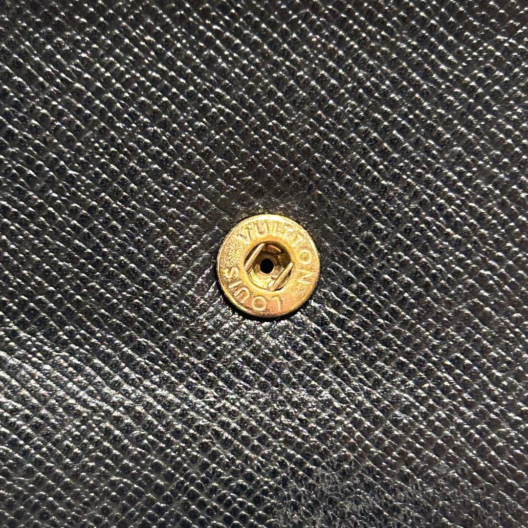 【極美品】ルイヴィトン エピ ポルトビエ コンパクト 二つ折り 財布 ブラック