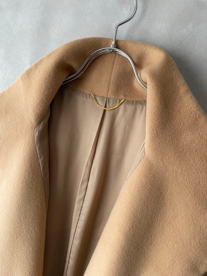極美品✨ロペ　ウールカシミヤ　美品シルエット　膝丈コート　ベージュ　36