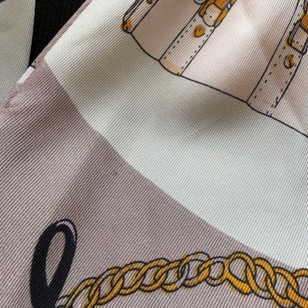 美品　ダイアグラム　スカーフネックニットワンピース　ブラック