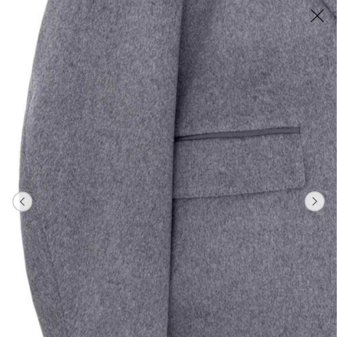 Drawer 2024AW グレー フード付きショートコート＊美品＊