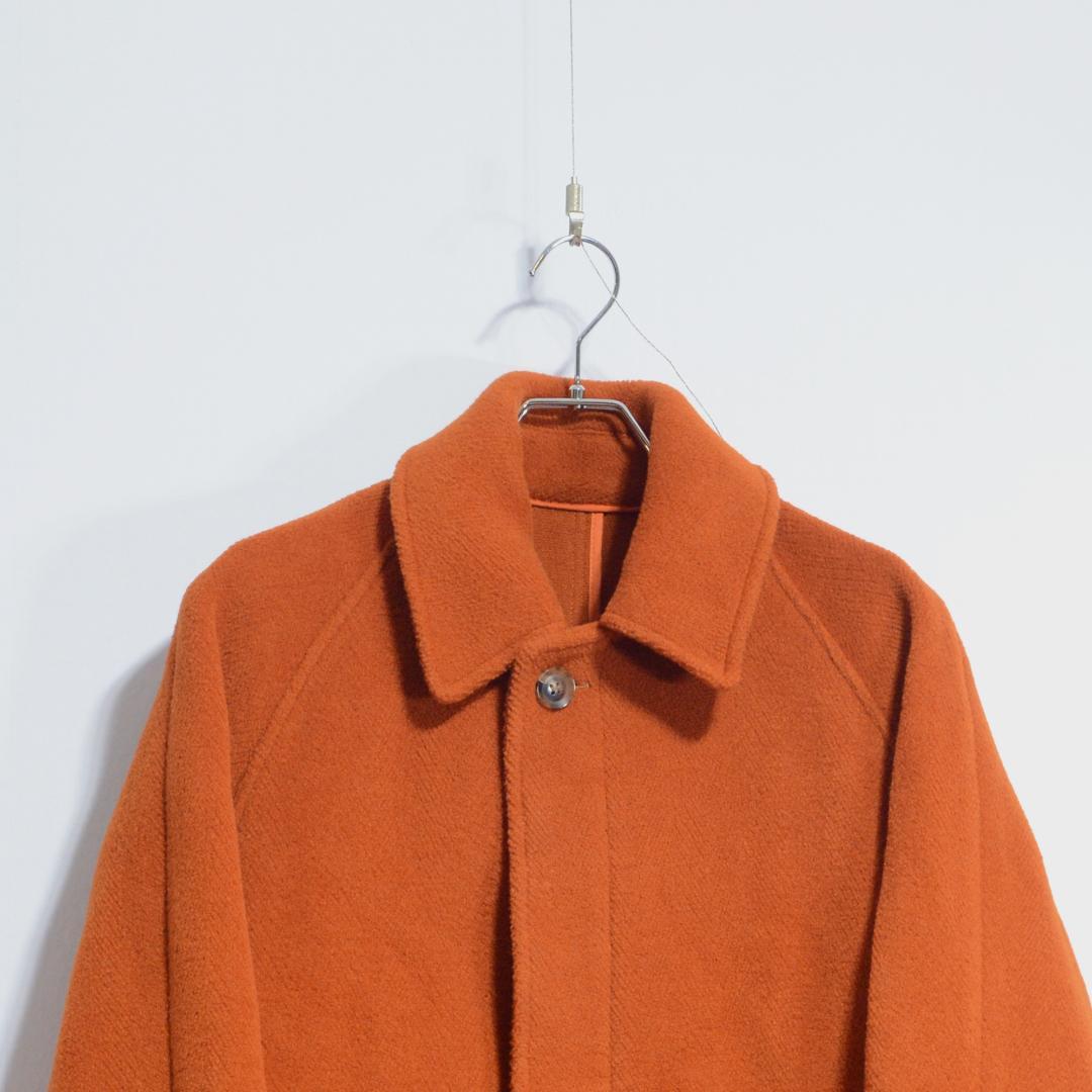 超貴重極上品 INVERTERE カットパイル バルカラーコート 40 オレンジ