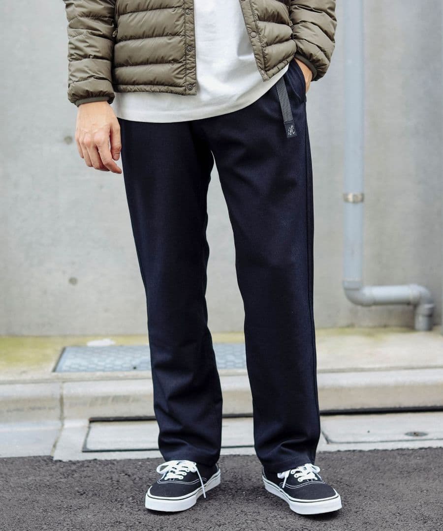 【新品未使用】Gramicci / 別注 ウール ライク スラックス パンツ