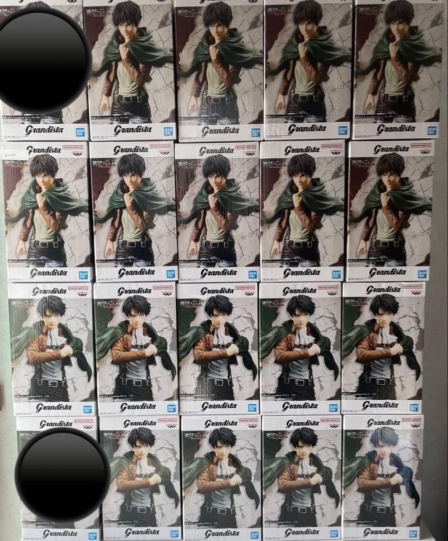 【新品未開封】進撃の巨人 Grandista リヴァイ フィギュア 18個セット