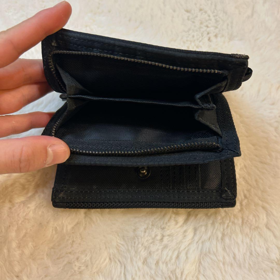 ポーター ヒート 二つ折り財布 ブラック　ウォレット　ナイロン