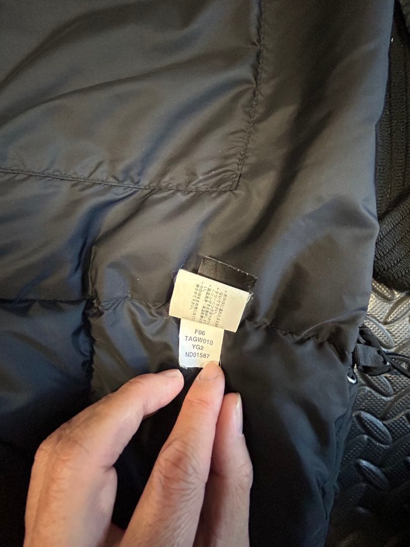 THE NORTH FACE ブラック　ダウンベスト Mサイズ　ノースフェイス