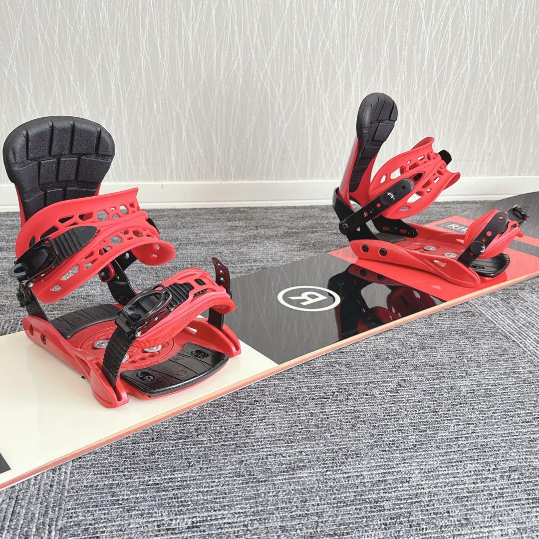 57美品❗️超豪華❗️RIDE×ZUMAメンズスノーボードセット★149cm+ビン付