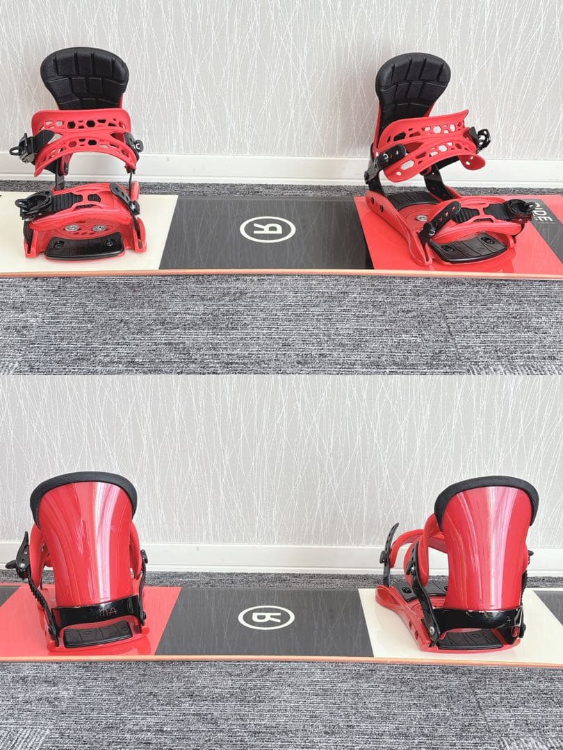 57美品❗️超豪華❗️RIDE×ZUMAメンズスノーボードセット★149cm+ビン付