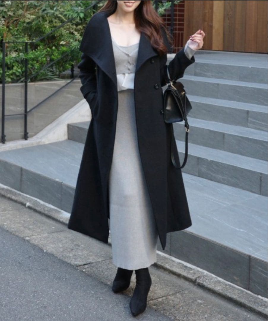 rienda / 25オーバーネックシンデレララインコート