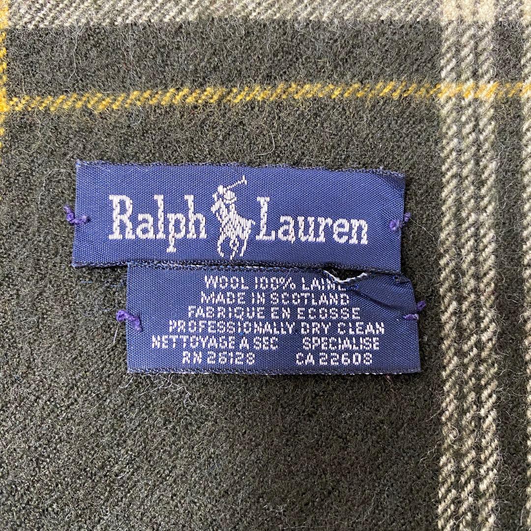5点まとめ専用 RALPH LAUREN 英国製 タータンチェック大判ストール