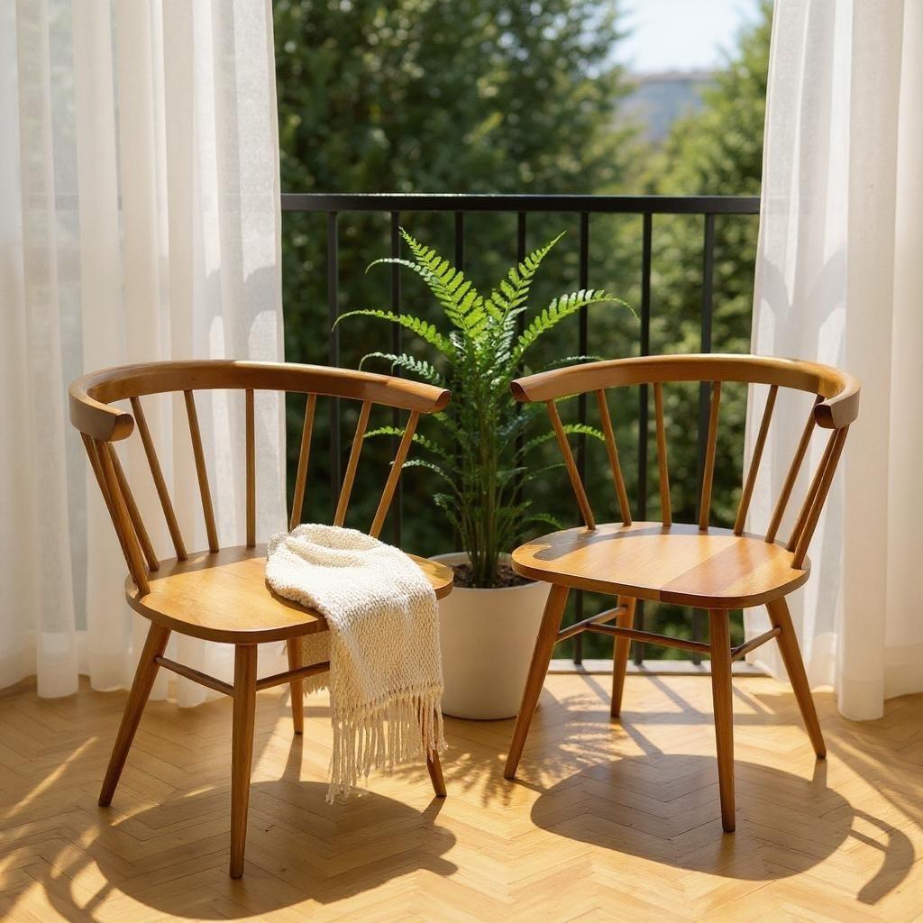 【新品・未使用】　ダイニングチェアー　2脚　ヴィンザーチェア