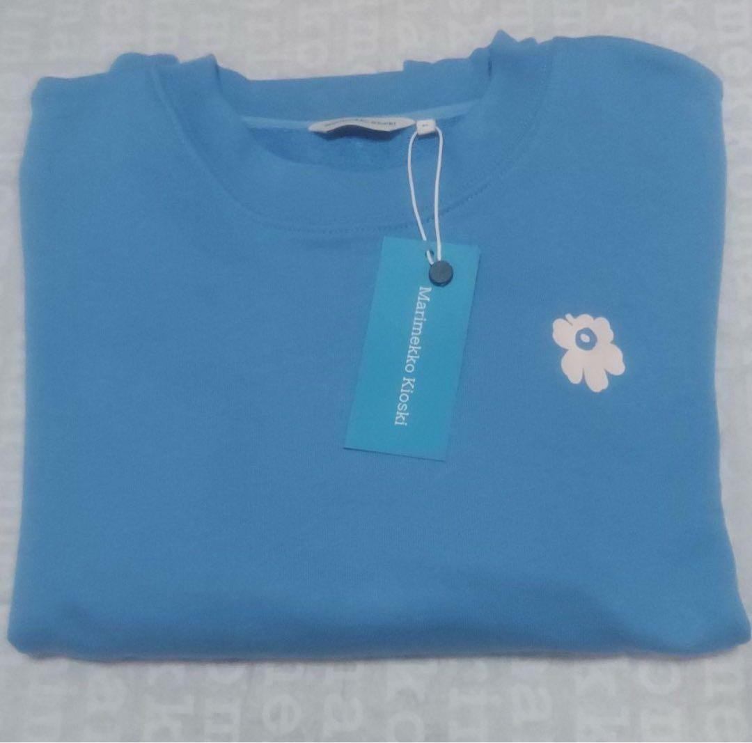 マリメッコ ブルー トレーナー XSサイズ