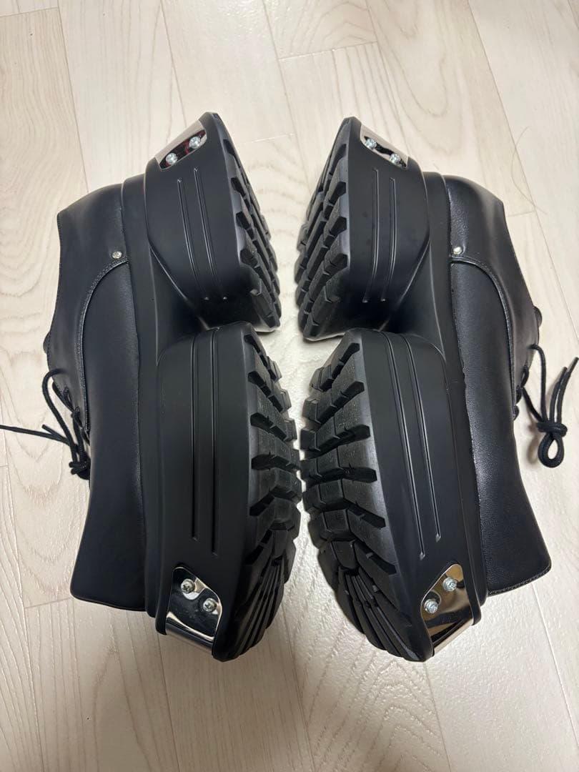 GRANCY メタルプレートレザーシューズ 40サイズ