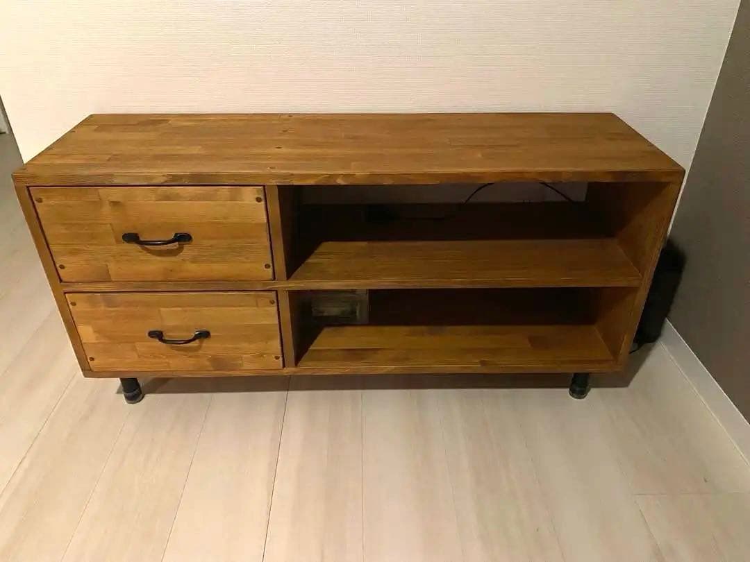 【美品】ハンドメイド作家　テレビボード　テレビ台　無垢材