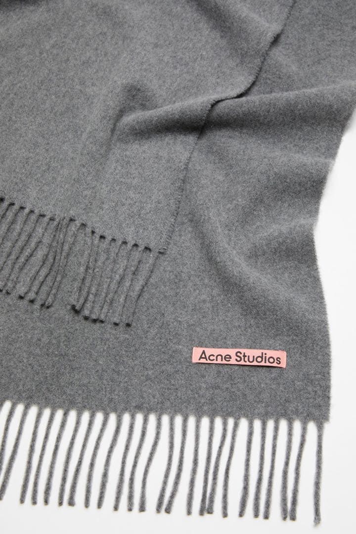 フリンジウールスカーフ - ナロー ／ Acne Studios