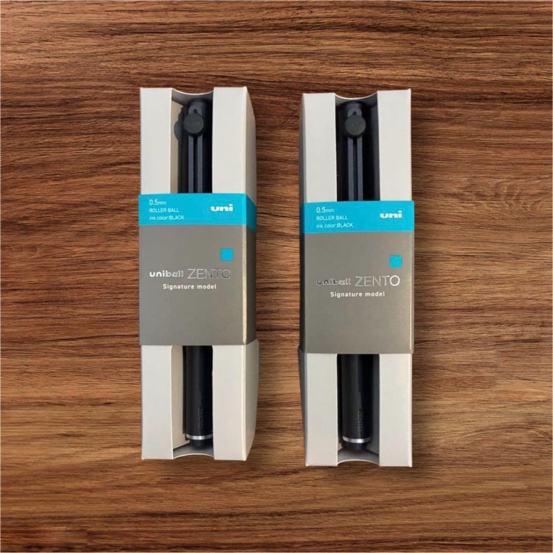 最安値 uniball ZENTO シグニチャー 0.5mm ユニボール 2本