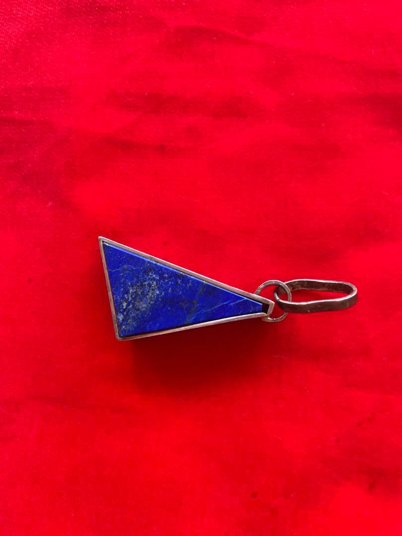 ラピスラズリ 三角形 ペンダントトップ
