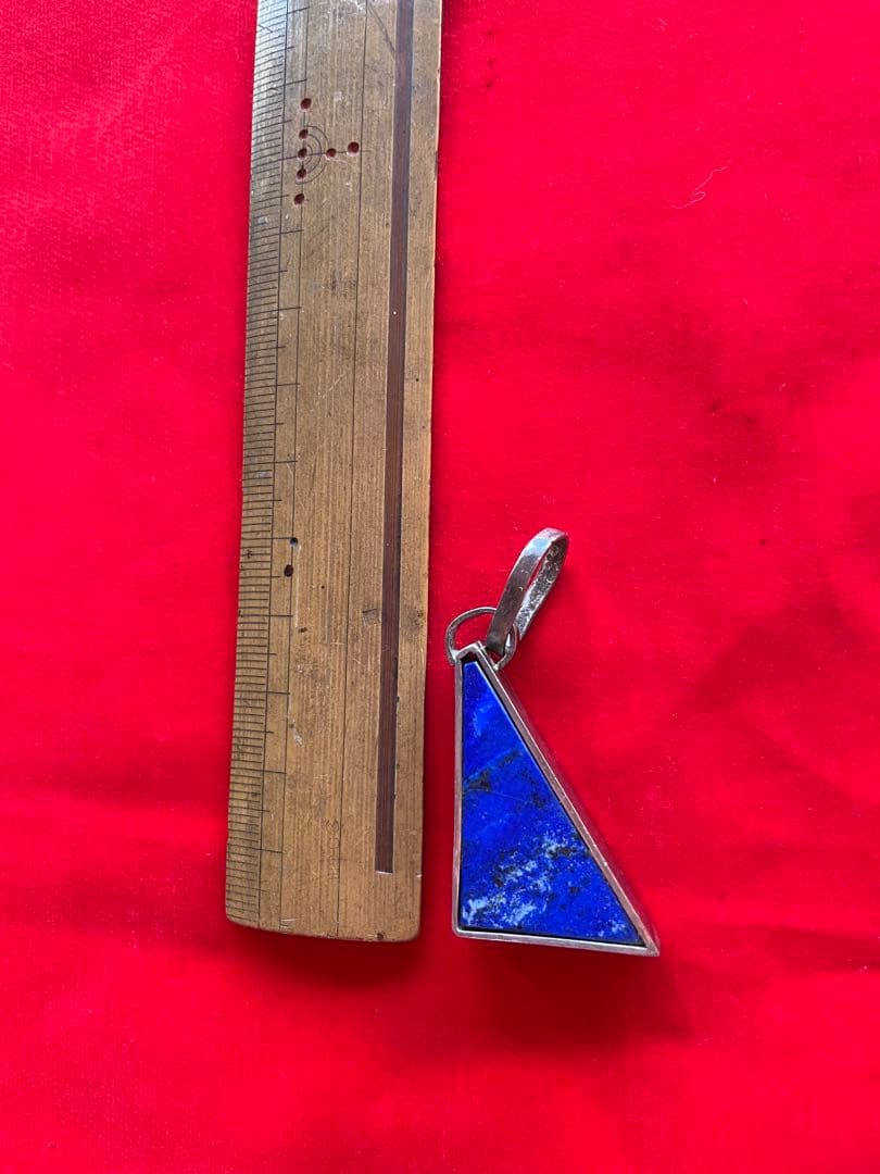 ラピスラズリ 三角形 ペンダントトップ