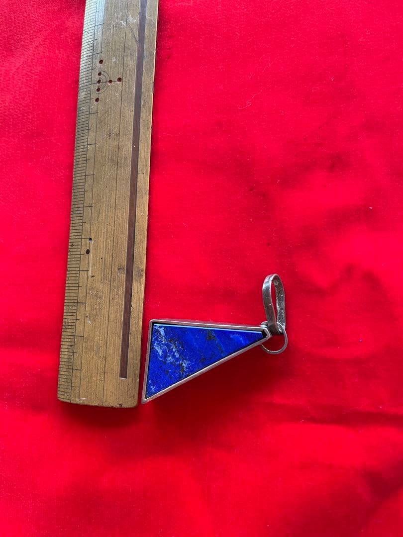 ラピスラズリ 三角形 ペンダントトップ