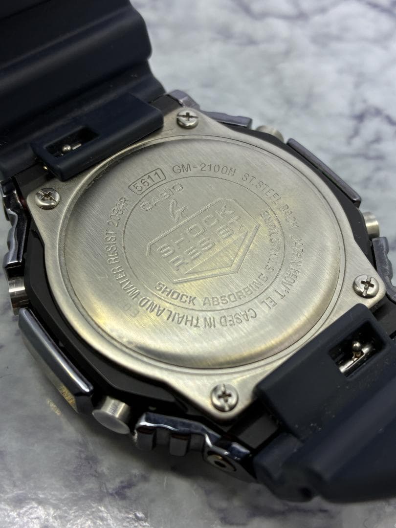 CASIO G-SHOCK GM-2100N　アナデジ　メタル　カシオーク