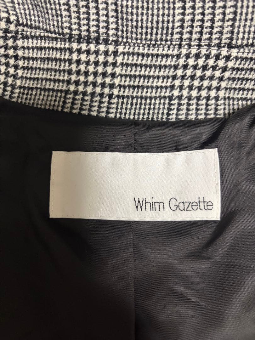 【ma✩sa】Whim Gazette ウールミドルトレンチコート