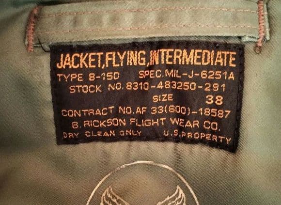 【良品】バズリクソンズ B-15D 38