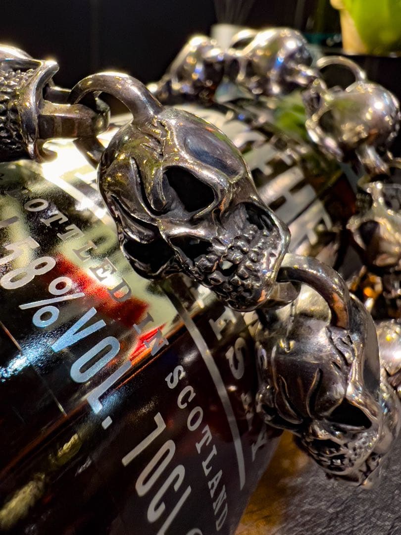 RA-studio silver925スカルウォレットチェーン