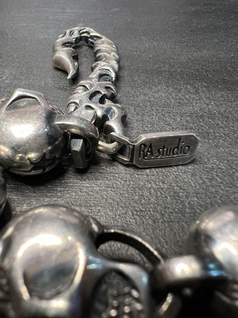 RA-studio silver925スカルウォレットチェーン