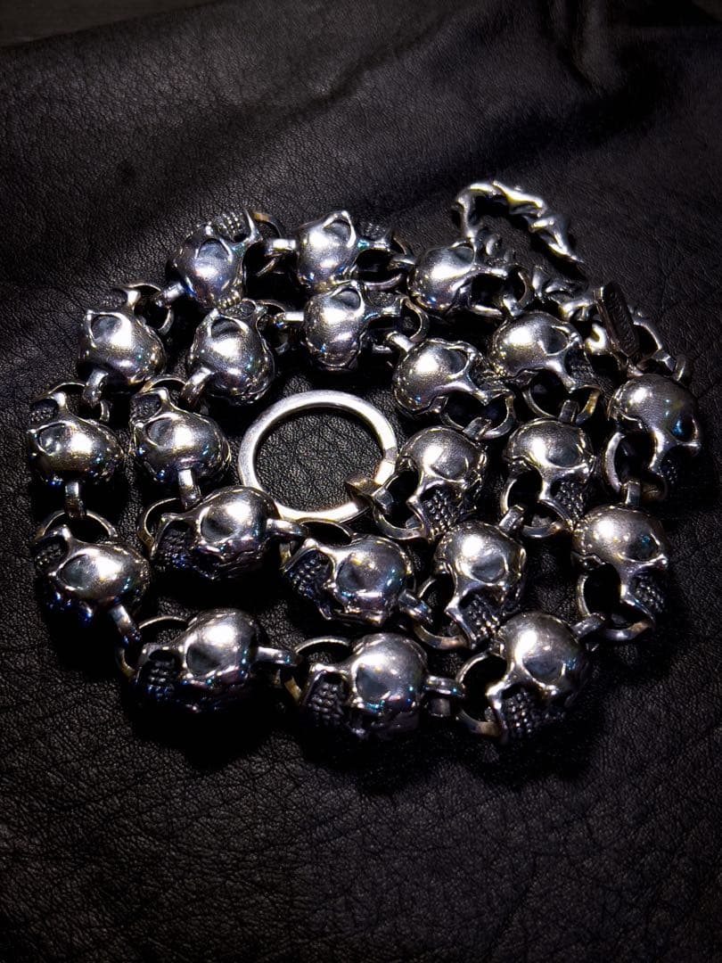 RA-studio silver925スカルウォレットチェーン