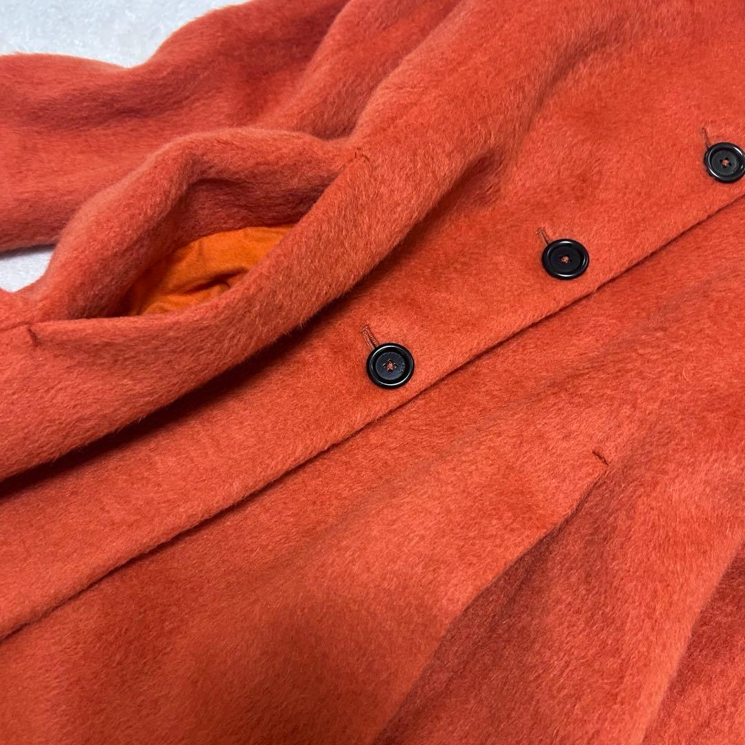 美品✨マックスマーラ✨ペニーブラック　モヘア 綺麗　ふんわりシャギーコート　42