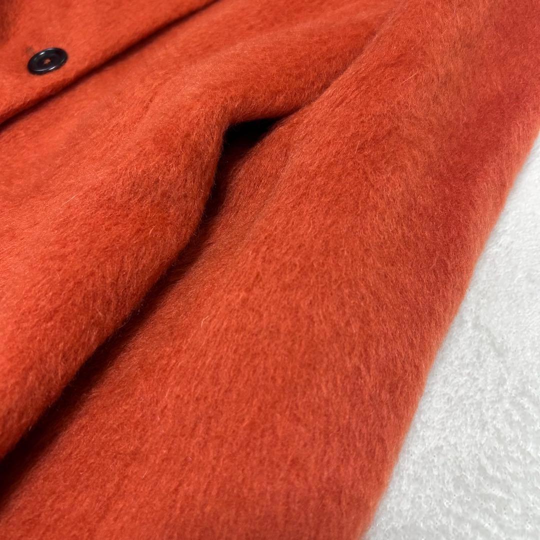 美品✨マックスマーラ✨ペニーブラック　モヘア 綺麗　ふんわりシャギーコート　42