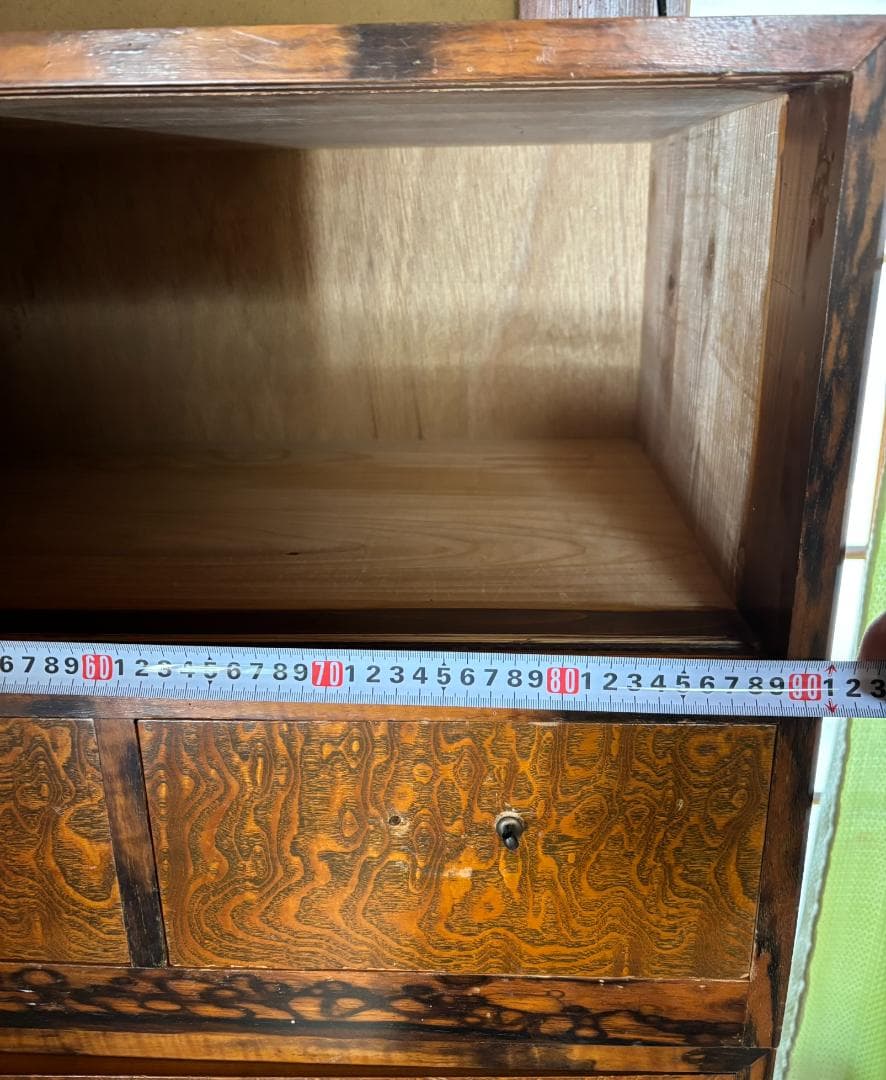 アンティーク家具 昭和レトロ 重ね3段 箪笥 和たんす 収納箪笥