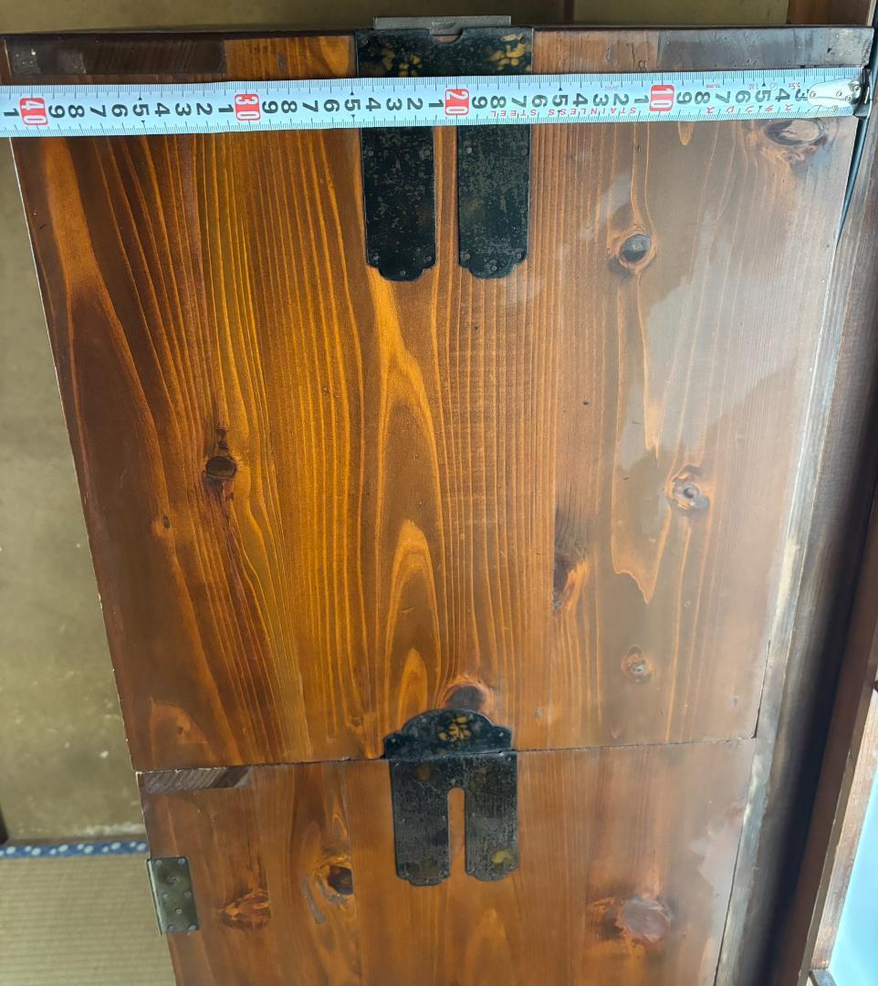 アンティーク家具 昭和レトロ 重ね3段 箪笥 和たんす 収納箪笥