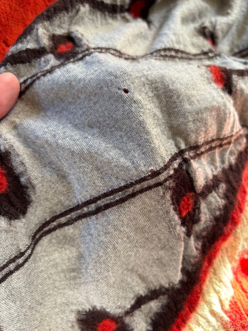 kapital 縮絨ストール　マフラー　難あり