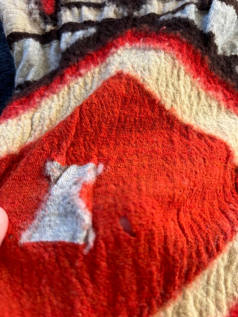 kapital 縮絨ストール　マフラー　難あり