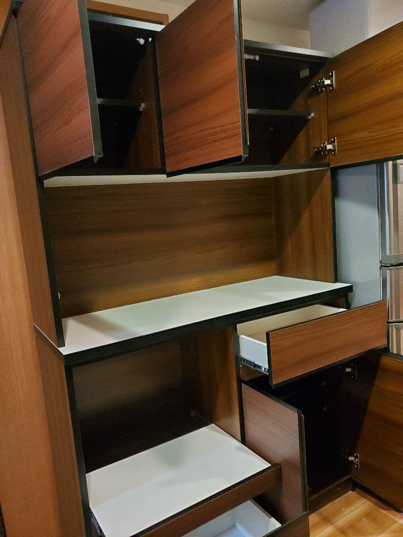 キッチンボード　食器棚　120