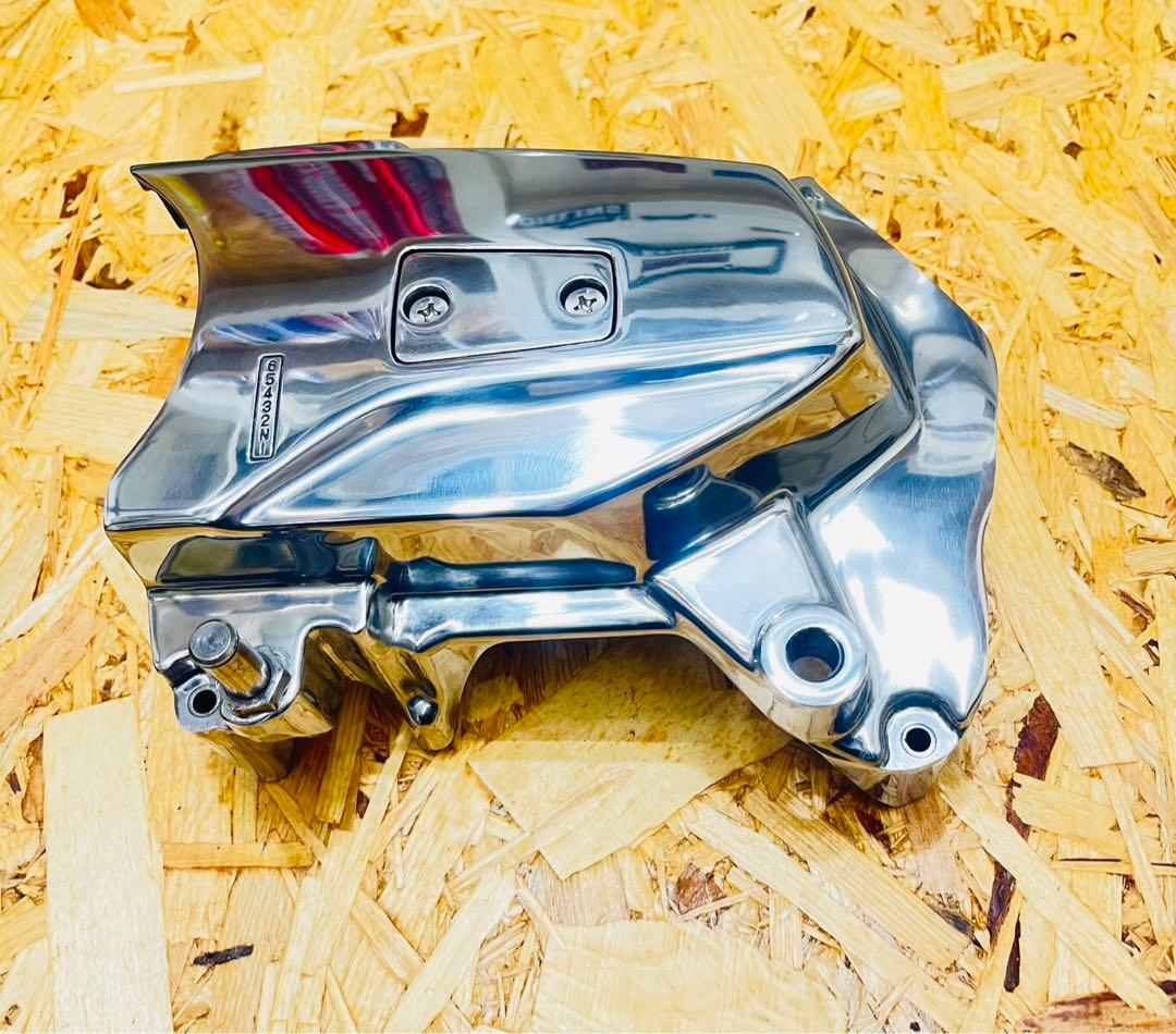 ゼファー400 ゼファーχ スプロケカバー 旧車仕様　バフ掛け鏡面