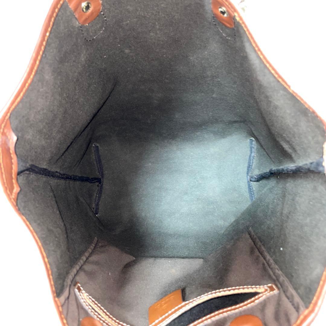 【極美品】GUCCI グッチ　トートバッグ　GGスプリーム　PVC ブラウン