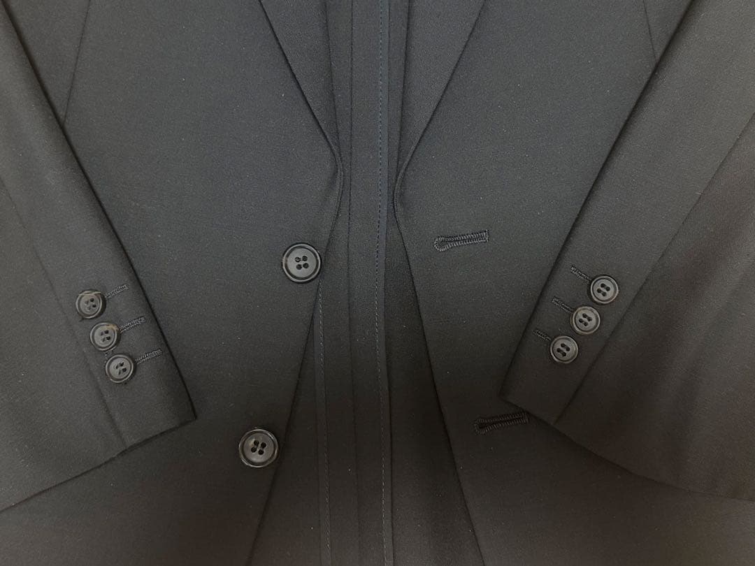 コムデギャルソンオム　セットアップシングルスーツ　メンズS 　ブラック