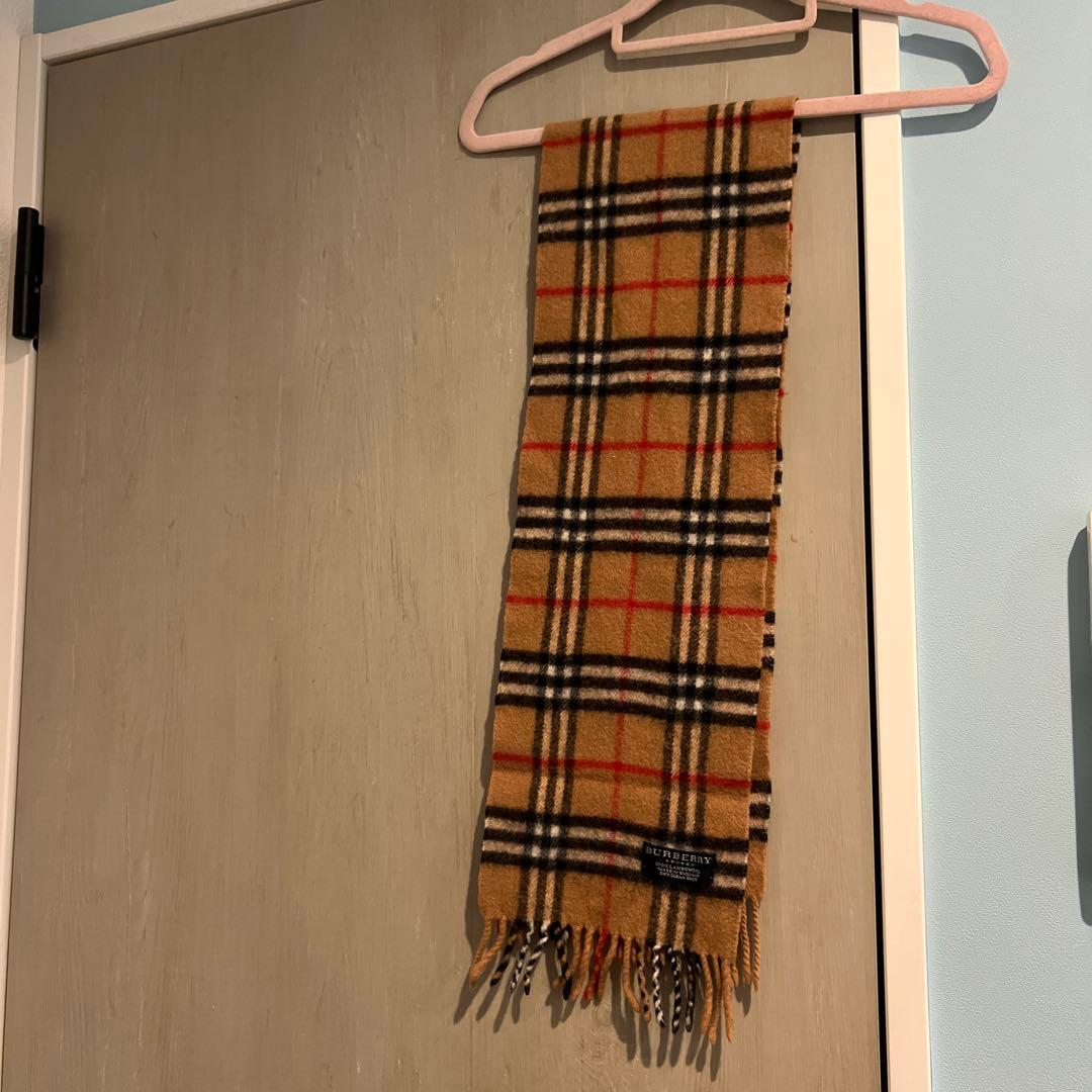 Burberry London マフラー カシミヤ100% ノバチェック