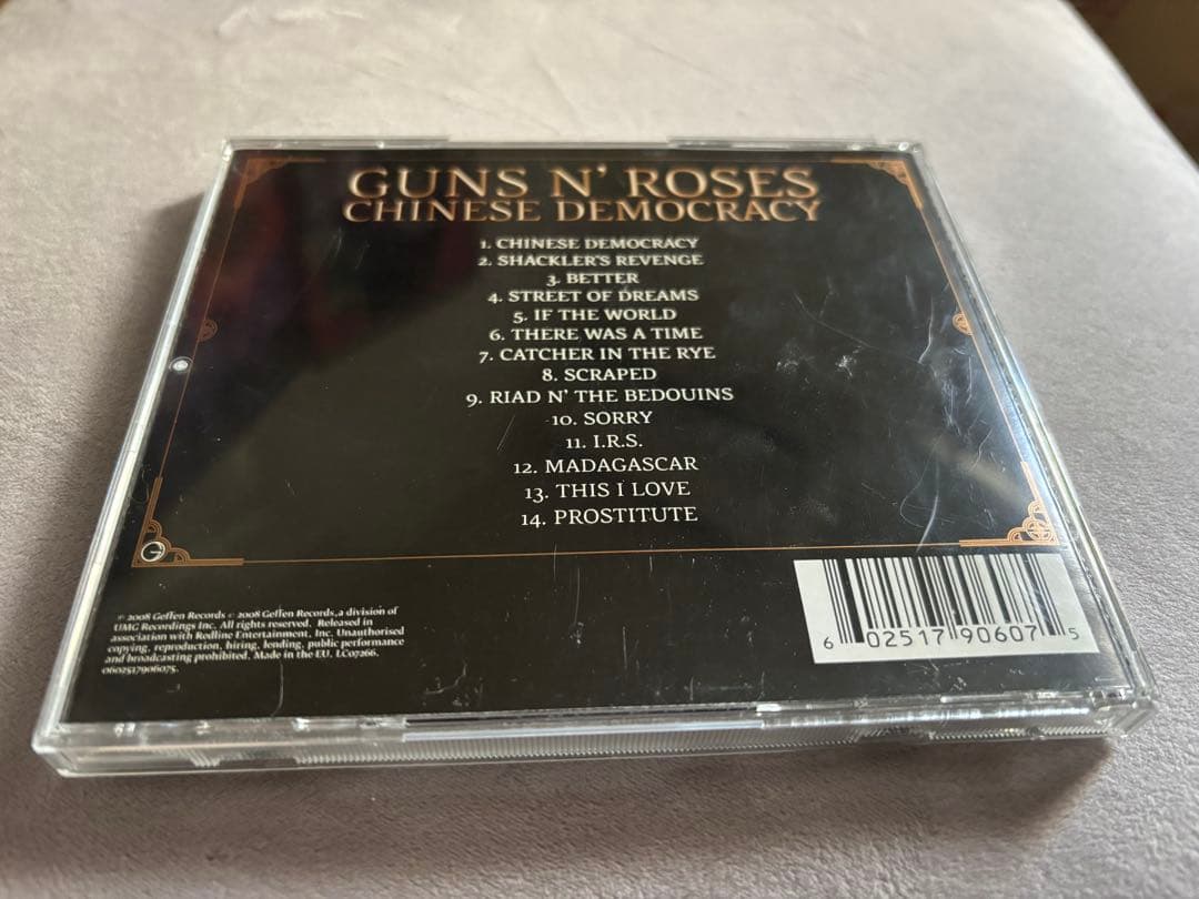レア　アクセルローズ　サインCD Guns N' Roses axl rose